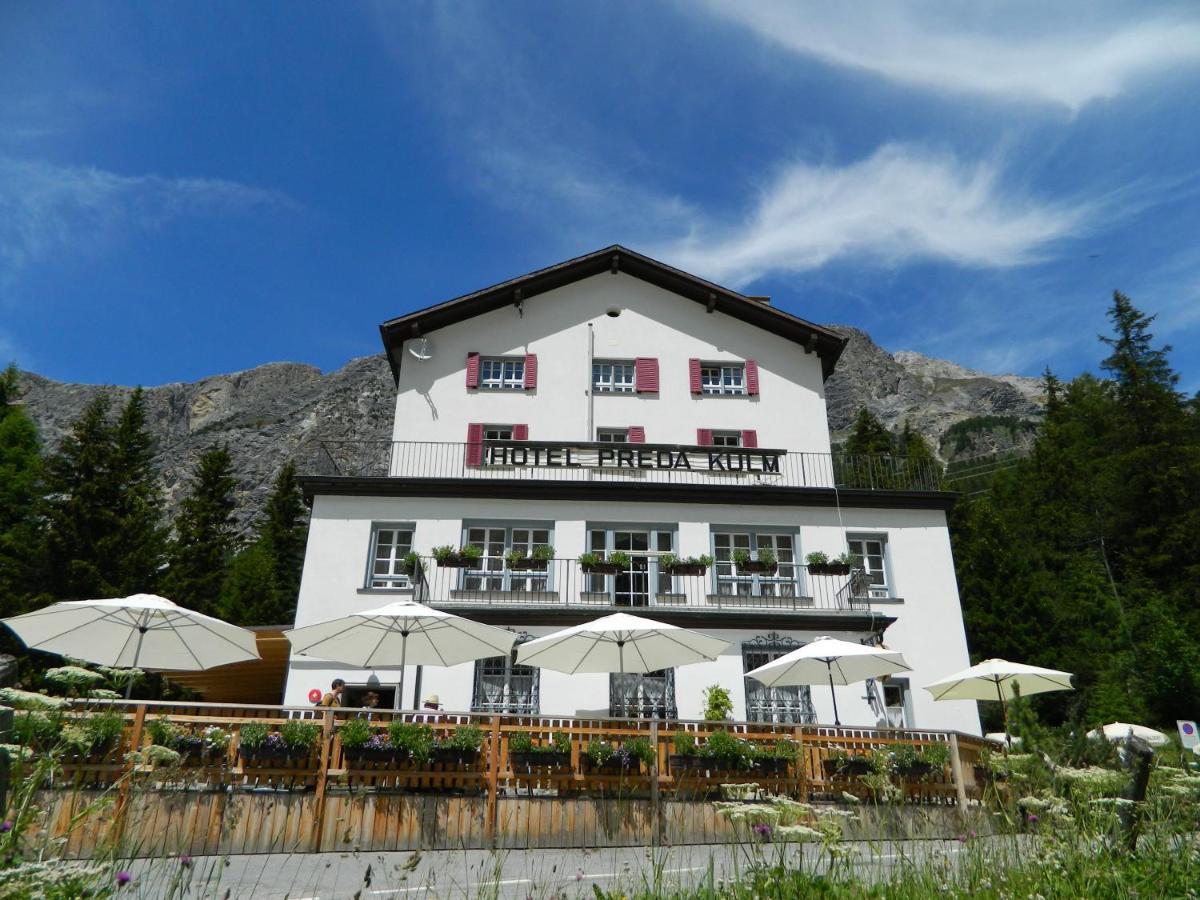 Hotel Preda Kulm Bergün Esterno foto
