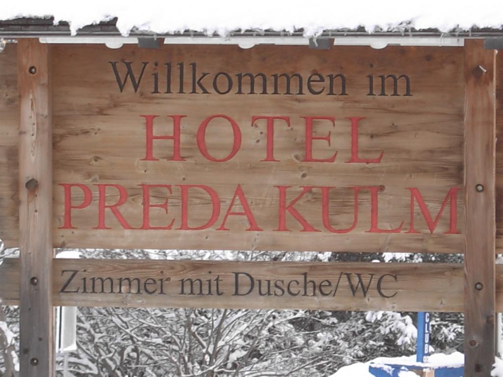 Hotel Preda Kulm Bergün Esterno foto